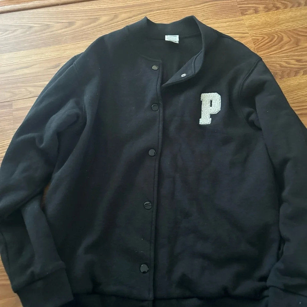 New without tags stadium button up jacket varsity style size xsmall - Picture 4 of 7